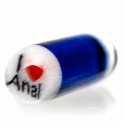 Shop Steve H Glass - Artist Series Pillar - I Love Anal - Cobalt in australian