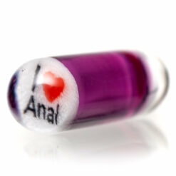 Shop Steve H Glass - Artist Series Pillar - I Love Anal - Amethyst in australian