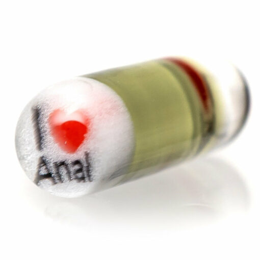 Shop Steve H Glass - Artist Series Pillar - I Love Anal - CFL Potion in australian
