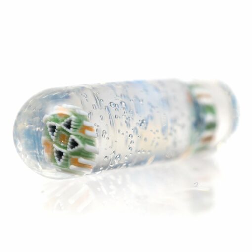 Shop Steve H Glass - Premium Series Pillar - Green & Orange Compass Mandala - Ghost in australian