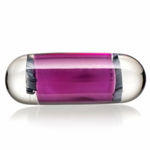 Shop Steve H Glass - Artist Series Pillar - Ripndip Cat - Amethyst in australian