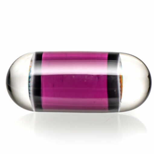 Shop Steve H Glass - Artist Series Pillar - Rainbow Wag - Amethyst in australian