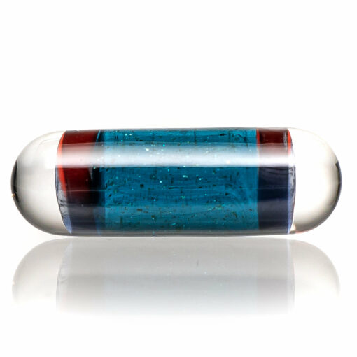 Shop Steve H Glass - Artist Series Pillar - Stealie - Blue Stardust in australian