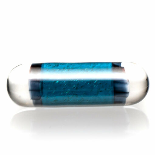 Shop Steve H Glass - Artist Series Pillar - Rainbow Cloud - Blue Stardust in australian