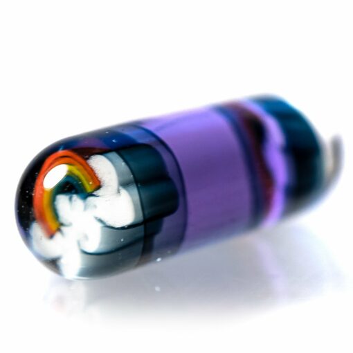 Shop Steve H Glass - Artist Series Pillar - Rainbow Cloud - CFL Potion in australian