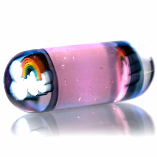 Shop Steve H Glass - Artist Series Pillar - Rainbow Cloud - CFL Pastel Serum in australian