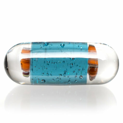 Shop Steve H Glass - Artist Series Pillar - Charmander - Blue Stardust in australian