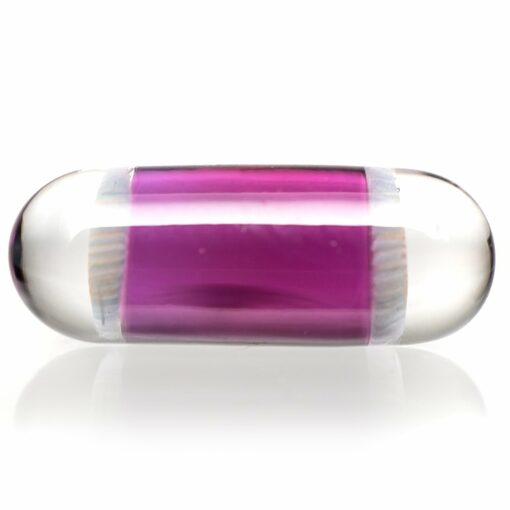 Shop Steve H Glass - Artist Series Pillar - Classic Rainbow Mandala - Amethyst in australian