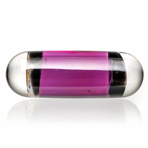 Shop Steve H Glass - Standard Series Pillar - Tiger - Amethyst in australian