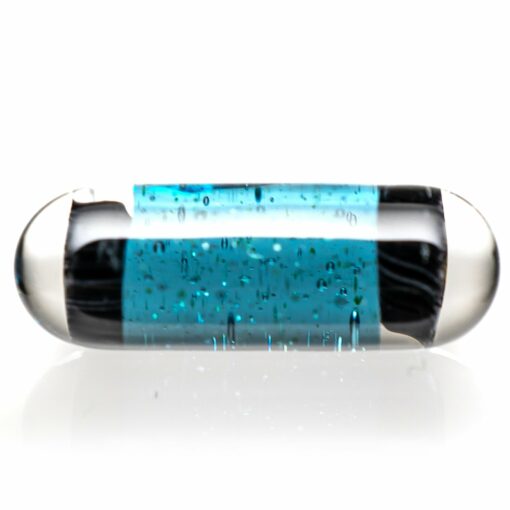 Shop Steve H Glass - Artist Series Pillar - Marvin in Space - Blue Stardust in australian