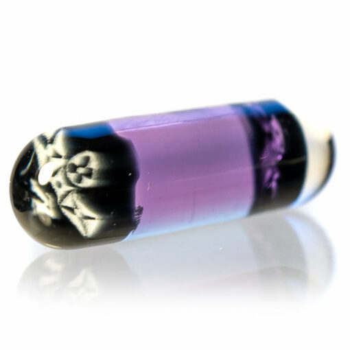 Shop Steve H Glass - Artist Series Pillar - Black & White Monogram - CFL Potion in australian