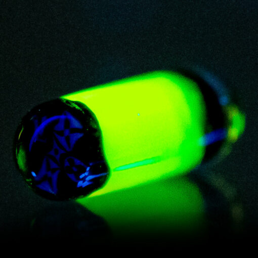 Shop Steve H Glass - Artist Series Pillar - Black & White Monogram - UV Illuminati in australian