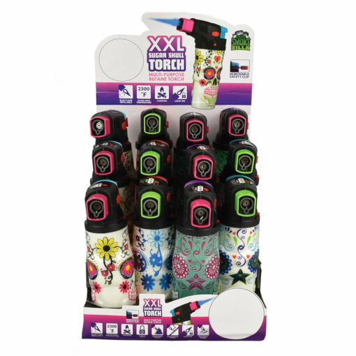 Shop Sugar Skull XXL Pocket Torch - Bulk 12 Pack in australian