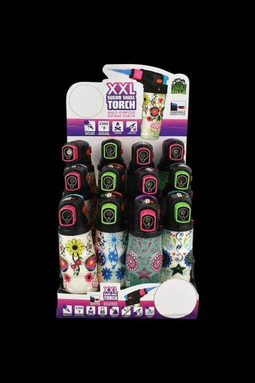 Shop Sugar Skull XXL Pocket Torch - Bulk 12 Pack in australian