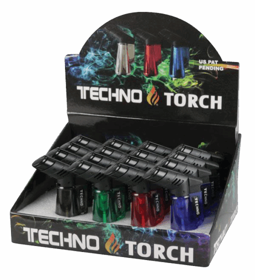 Shop Techno Torch 3" Clear Torch - Bulk 16 Pack in australian