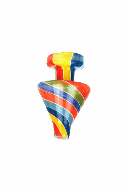 Shop Glass Triangle Cone Carb Cap in australian