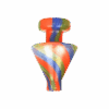 Shop Glass Triangle Cone Carb Cap in australian