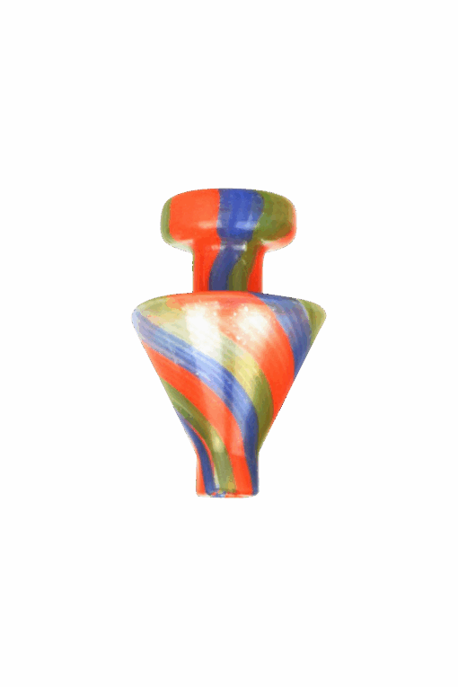 Shop Glass Triangle Cone Carb Cap in australian