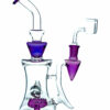 Shop Tsunami 10″ Showerhead Pyramid Water Pipe - Purple in australian