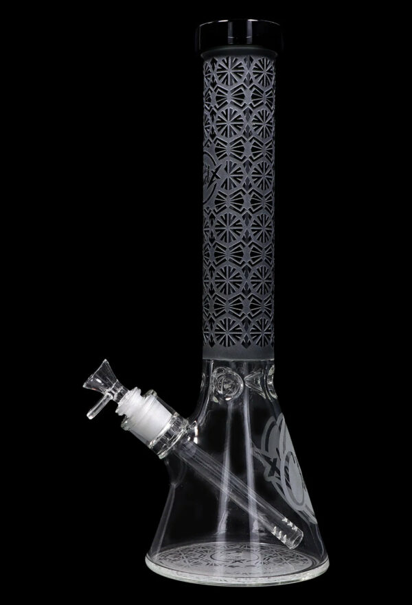 Shop Cloud Cali X 15-inch Engraved Thick Base Beaker Water Pipe in australian