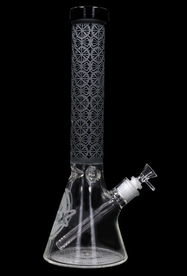 Shop Cloud Cali X 15-inch Engraved Thick Base Beaker Water Pipe in australian