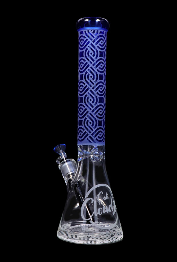Shop Cloud Cali X 15-inch Engraved Thick Base Beaker Water Pipe in australian