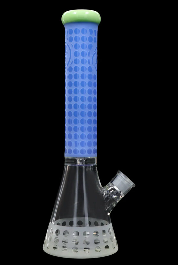 Shop Cloud Cali X 15-inch Engraved Thick Base Beaker Water Pipe in australian
