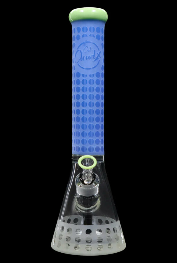 Shop Cloud Cali X 15-inch Engraved Thick Base Beaker Water Pipe in australian