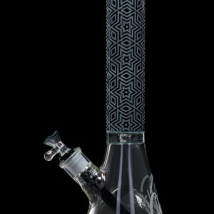 Shop Cloud Cali X 15-inch Engraved Thick Base Beaker Water Pipe in australian