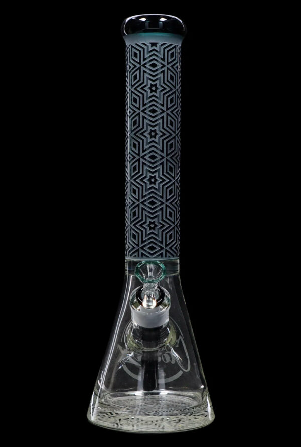 Shop Cloud Cali X 15-inch Engraved Thick Base Beaker Water Pipe in australian