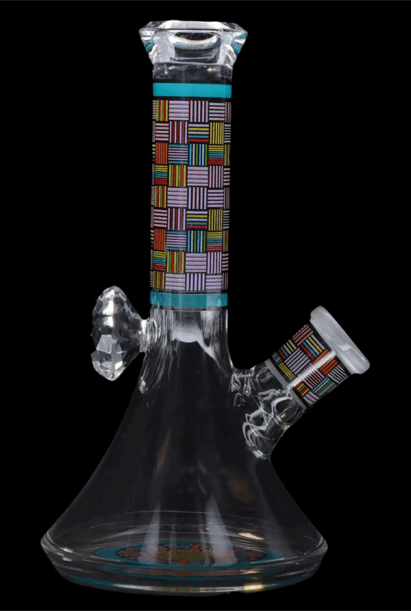 Shop Diamond Beaker with Colorful Tube - 7 in in australian