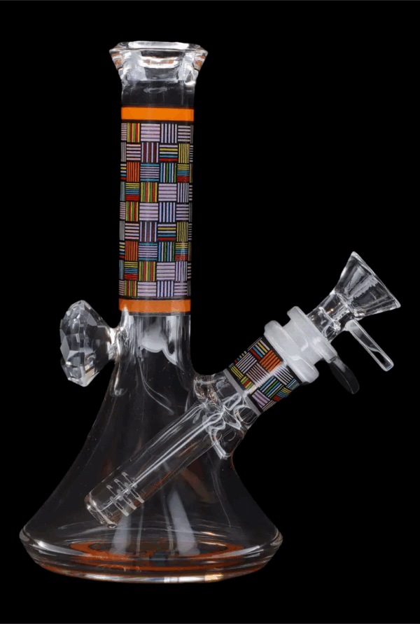 Shop Diamond Beaker with Colorful Tube - 7 in in australian