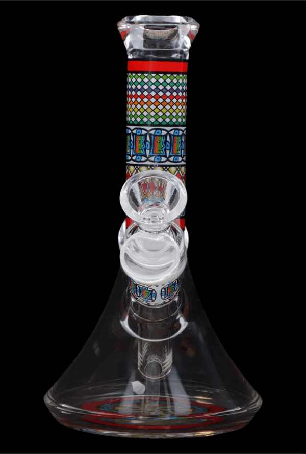 Shop Diamond Beaker with Colorful Tube - 7 in in australian