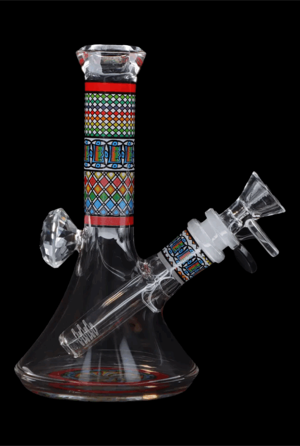 Shop Diamond Beaker with Colorful Tube - 7 in in australian