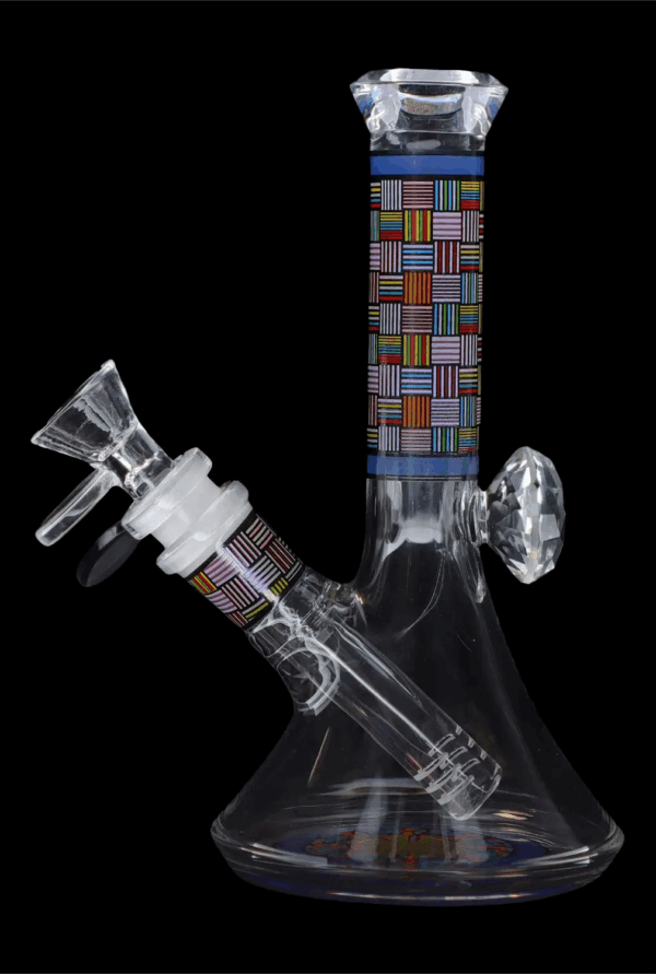 Shop Diamond Beaker with Colorful Tube - 7 in in australian