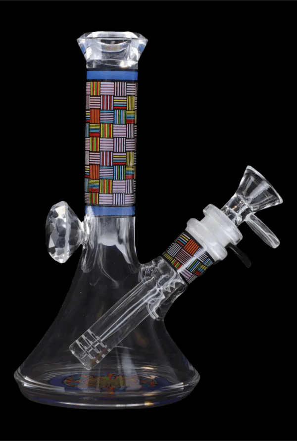 Shop Diamond Beaker with Colorful Tube - 7 in in australian