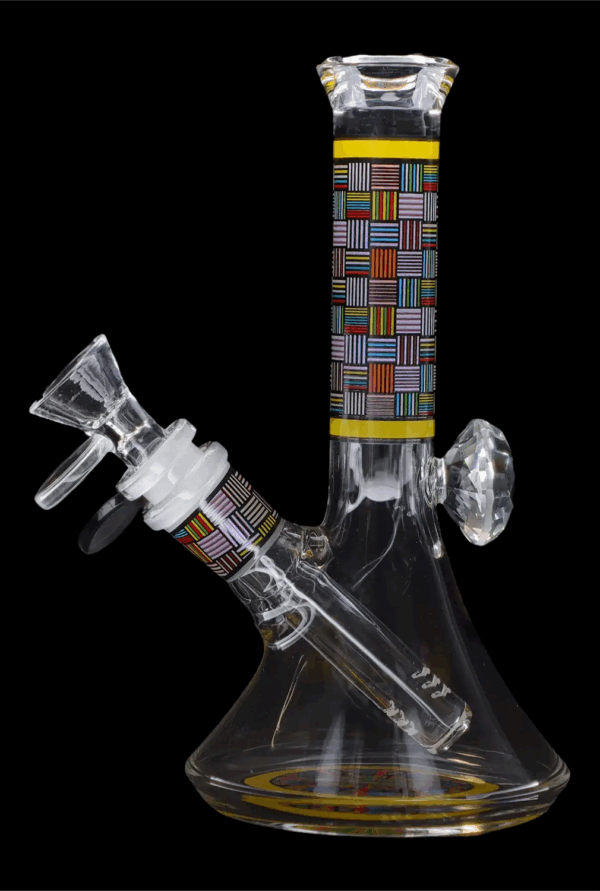Shop Diamond Beaker with Colorful Tube - 7 in in australian
