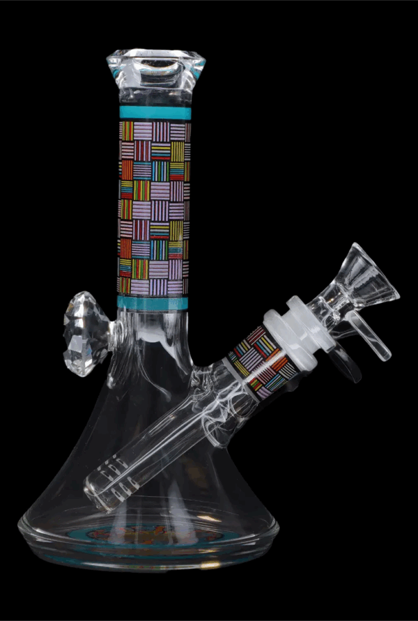 Shop Diamond Beaker with Colorful Tube - 7 in in australian