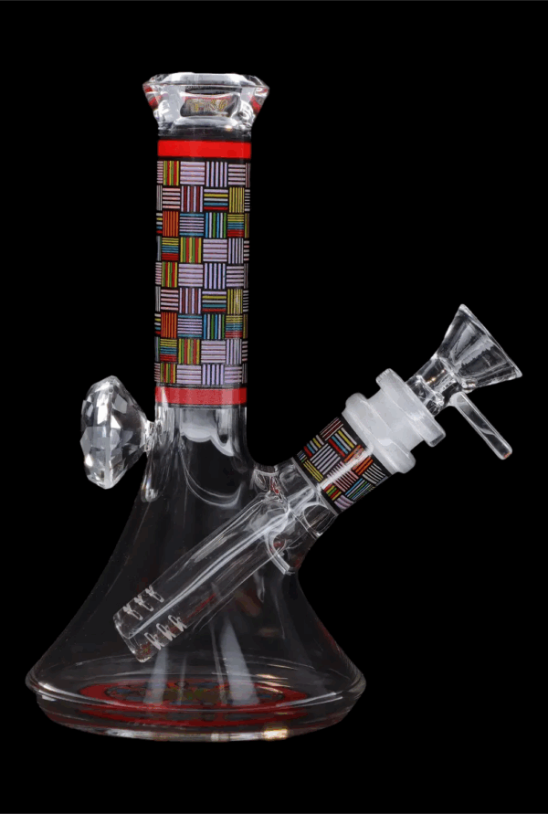 Shop Diamond Beaker with Colorful Tube - 7 in in australian