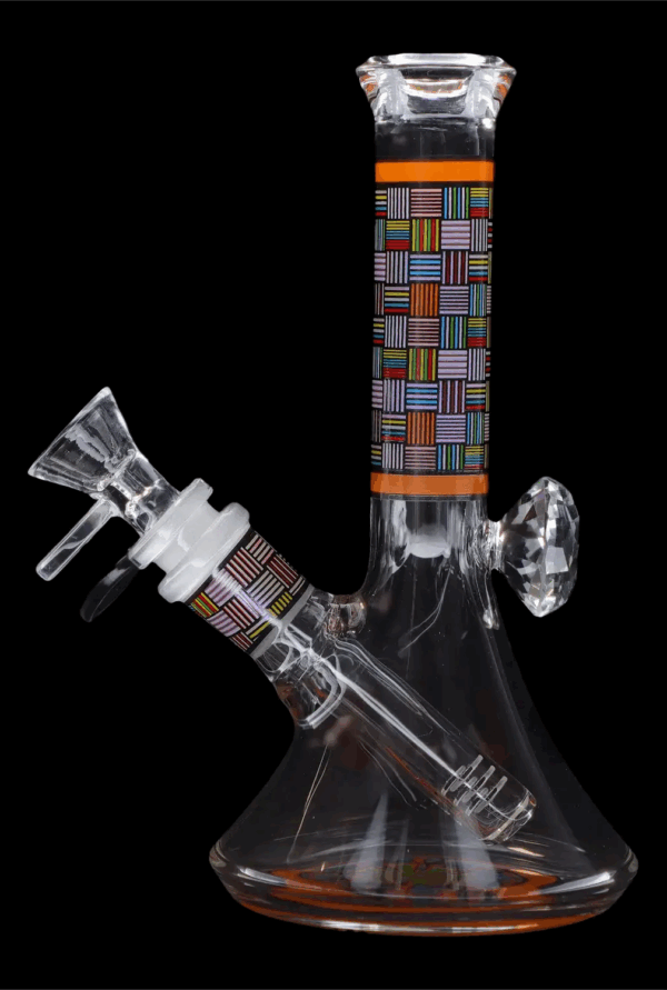 Shop Diamond Beaker with Colorful Tube - 7 in in australian