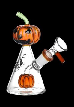 Shop Pulsar Pleasant Pumpkin Pal Glass Water Pipe in australian