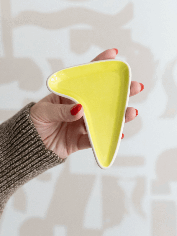 Shop Boomerang Tray in Lemongrass in australian