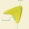 Shop Boomerang Tray in Lemongrass in australian