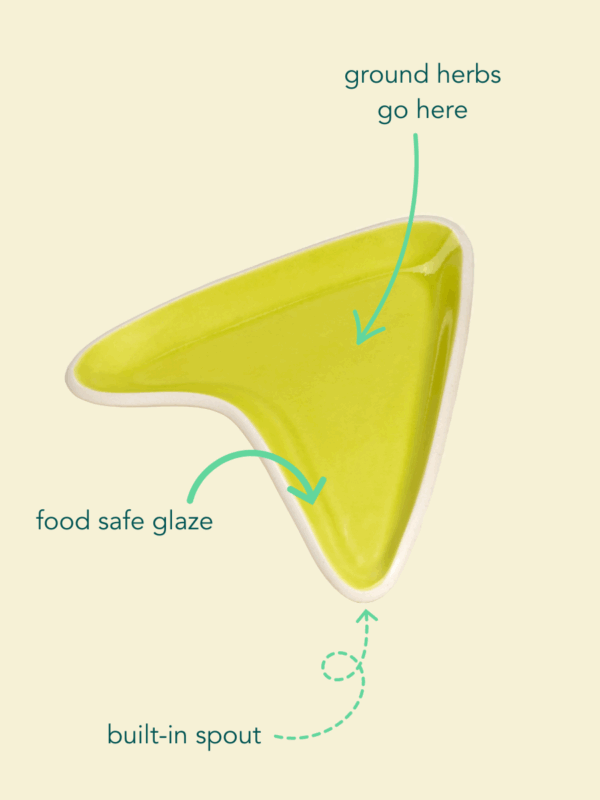Shop Boomerang Tray in Lemongrass in australian