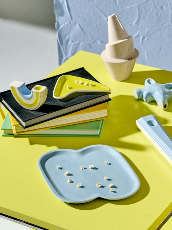 Shop Boomerang Tray in Lemongrass in australian