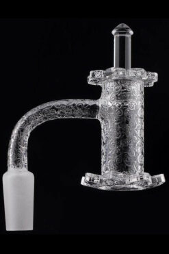 Shop The Stash Shack Lotus Etched Quartz Blender Banger Set in australian
