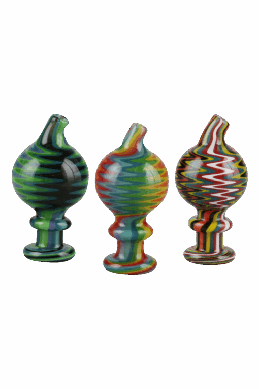 Shop Trippy Worked Glass Carb Cap in australian