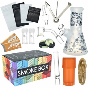 Shop Smoke Box Water Pipe and Smoking Kit - 7.75" / 14mm F / Colors Vary in australian