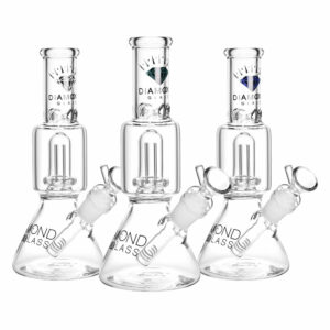 Shop Gold Little Beaker Water Pipe - 8"/14mm F/Clrs Vry in australian