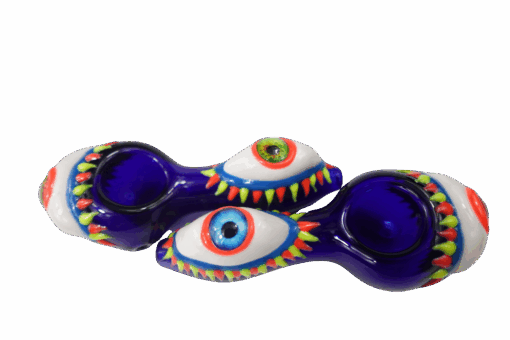 Shop One Eye Monster Glass Spoon Pipe in australian